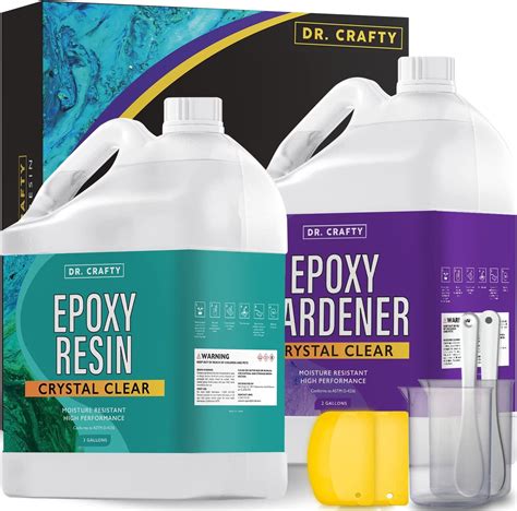 Dr Crafty Epoxy Resin Crystal Clear Art Resin Epoxy Resin Kit Casting Resin Countertop