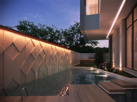 Private Villa 400 M Kuwait By Sarah Sadeq Architects Boundary Walls