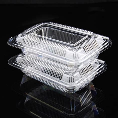 Toast Cake Box Sushi Box Plastic Disposable Rectangle
