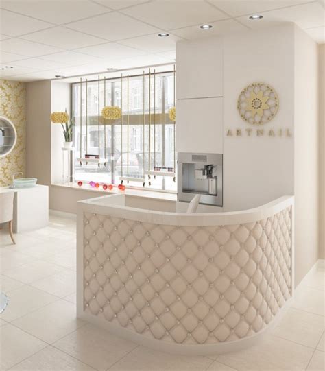 This sleek reception desk for a salon is the sort of thing that is perfect for anyone who wants to take their salon and change up the decor that is used in it. 50 Reception Desks Featuring Interesting And Intriguing ...