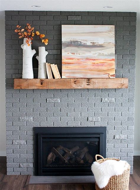 At the time they were thought to give a rustic appearance. 40 Best Painted Fireplace Ideas | Ann Inspired