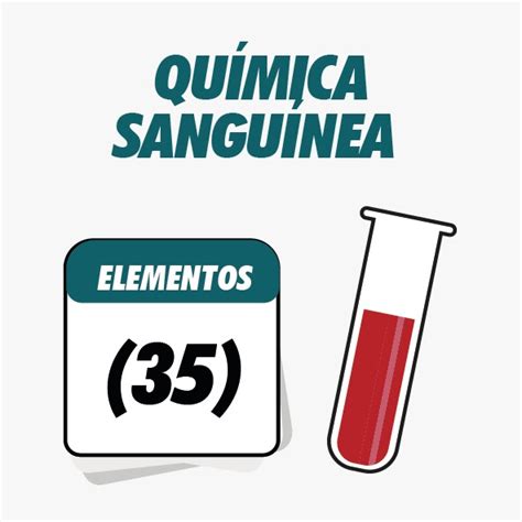 Química Sanguínea 35 Elementos Laboratorio Médico Samalab