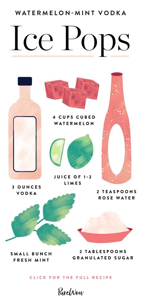 This Watermelon Mint Vodka Ice Pop Recipe Is The Stuff Of Summer Dreams