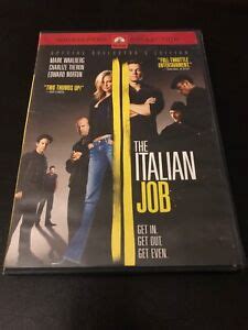 The Italian Job Dvd Widescreen Ebay