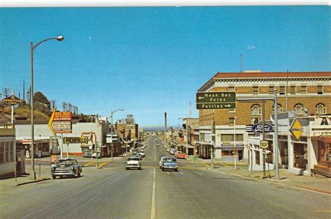 Port Angeles Washington Street Scene Historic Bldgs Vintage Postcard
