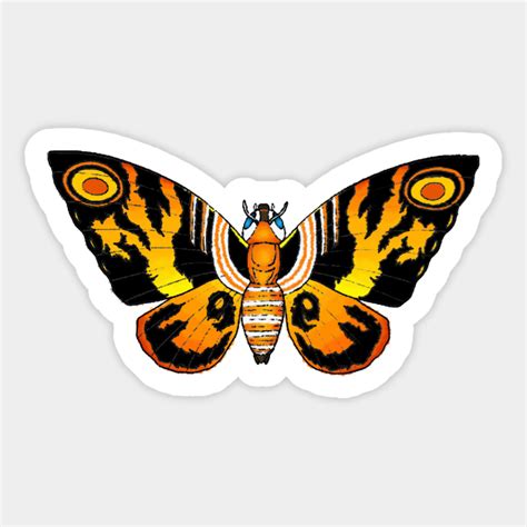 Mosura Mothra Sticker Teepublic