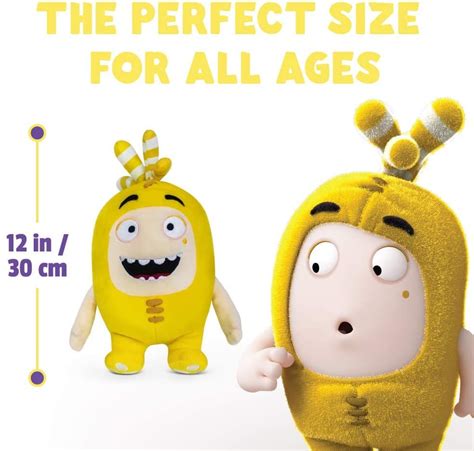 Oddbods Bubbles Soft Stuffed Plush Toys — For Boys And Girls — Yellow