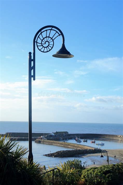 Ammonite Lamp Post Stock Image Image Of Harbour Coastal 110175715