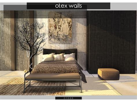 Cross Architecture Otex Walls And Floors The Sims 4 Download
