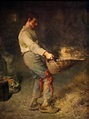 Jean-Francois Millet | Rest after work, 1866 | Tutt'Art@ | Masterpieces
