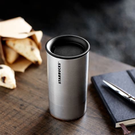 This thermal coffee tumbler can hold up to 16 oz of liquid and. Stainless Steel Slender Tumbler, 8 fl oz | Stainless steel ...
