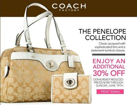 Coach Factory Outlet Canada: Save 30% Until June 19th *Printable ...