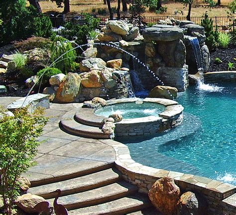 Stay Out Of The Heat With A Grotto Feature Premier Pools And Spas