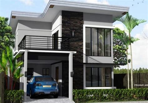 Rumah kecil dua lantai bisa terlihat sangat atraktif serta impresif. 15 Macam Desain Rumah Minimalis 2019 Dua Lantai Paling ...