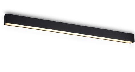 Black Linear Light Fittings For Modern Style Surface Mounted Downlights