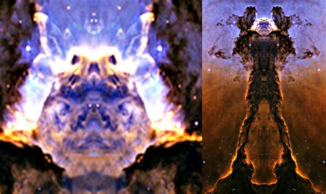 Ancient Alien Figure Hidden In Nasa Photo Of Fairy Eagle Nebula Ufo