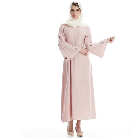Aliexpress Com Buy Fashion Muslim Maxi Dress Abaya Belt Gowns Hijab