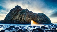Natural Images HD 1080p Download with Keyhole Arch at Pfeiffer Beach ...