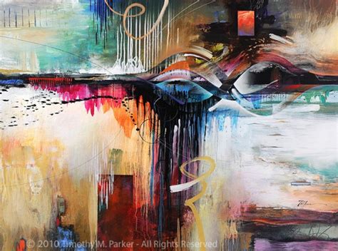 Abstract Paintings By Timothy M Parker Ego Alterego