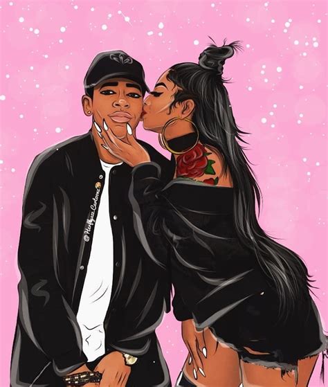 Black Couples Art On Instagram “by Herflyazzcartoonz 🔥🔥🔥😍😍😍 Follow Blackcouplesreal