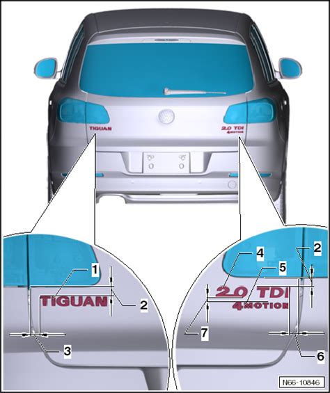 Volkswagen Tiguan Service And Repair Manual Name Badges Exterior