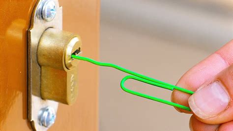 Check spelling or type a new query. How to Pick A Cabinet Lock with A Paperclip 30 Smart ...