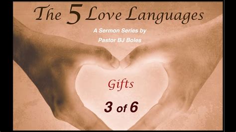 5 Love Languages 3 Receiving Ts V1 Youtube