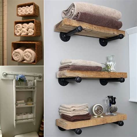 I decided to build this little shelf for my bathroom. 15 DIY Bathroom Shelving Ideas That Can Boost Storage