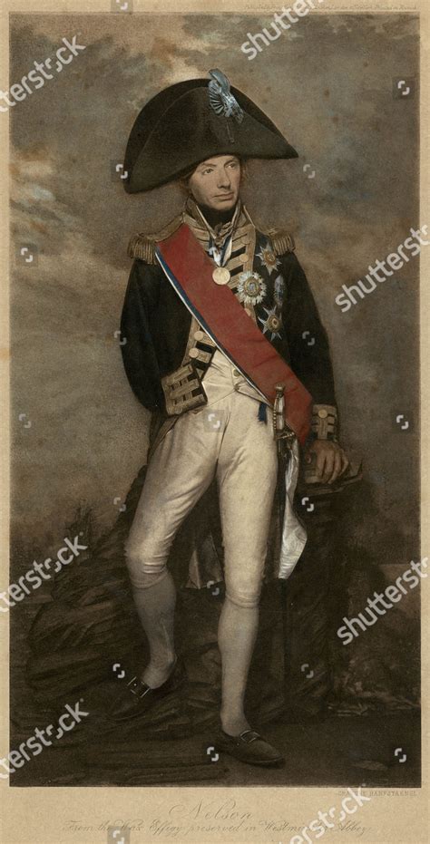 Lord Horatio Nelson 17581805 Showing His Editorial Stock Photo Stock