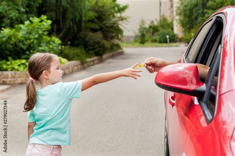 Stranger In The Car Offers Candy To The Child Kids In Danger Children