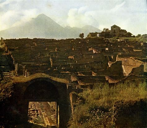 Pompeii And Vesuvius 1906 1906 True Color Photos Scanned F Flickr