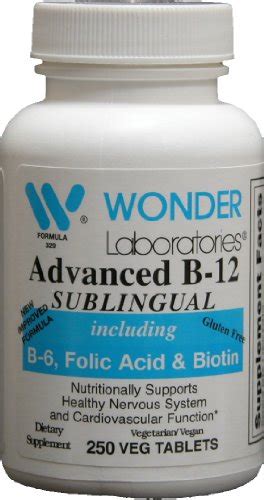 Sublingual Vitamin B12 1000 Mcg B6 5mg Folic Acid400 Mcg