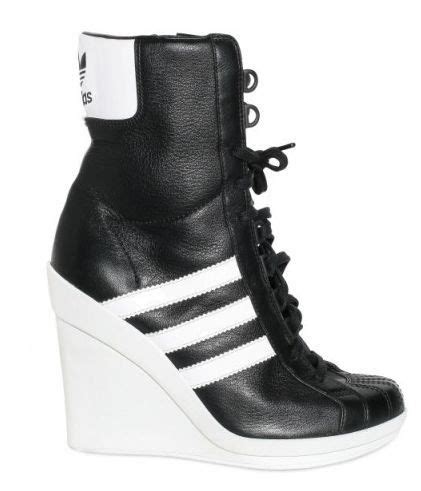 Pin By Robin On Wedge Adidas High Heel Sneakers Sneaker Heels Boot