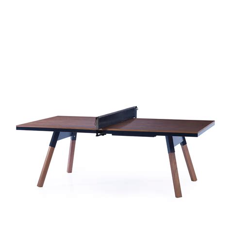 You And Me Indoor Ping Pong Table Medium Walnut Black Rs