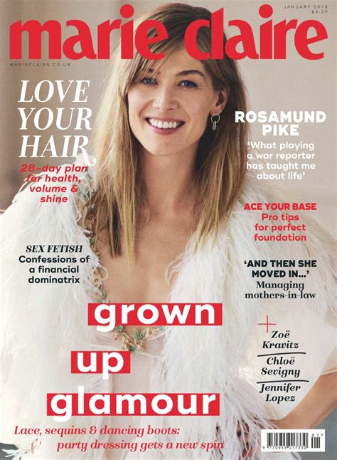 Rosamund Pike In Marie Claire Magazine Uk January 2019 Hawtcelebs