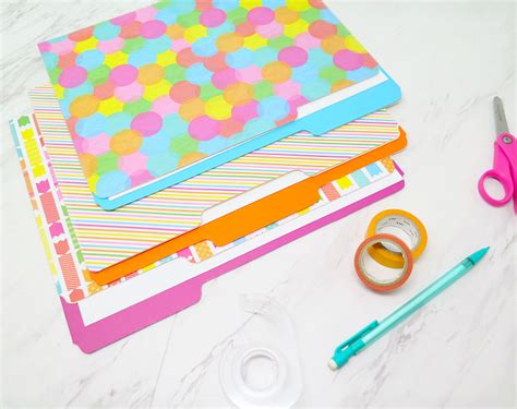 Incredibly Easy Decorative Diy File Folders To Keep Your Organized