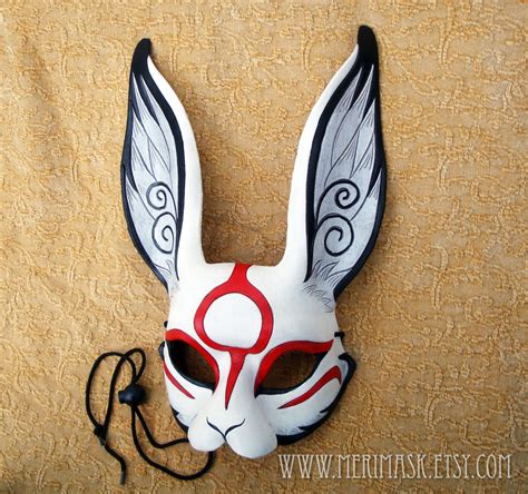Mascara Anbu Kitsune Maske Steampunk Bunny Mask Japanese Mask