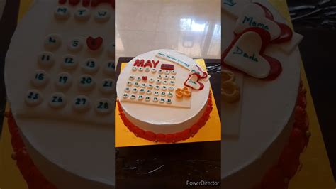 Wedding is an occasion that someone has decided to do their relationship into a deeper level and face the reality. Anniversary Cake Design - YouTube