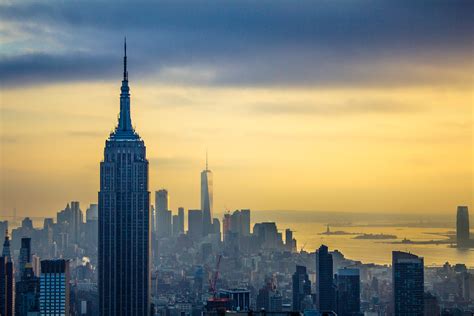 Empire State Building Skycrapper In New York Hd World 4k Wallpapers