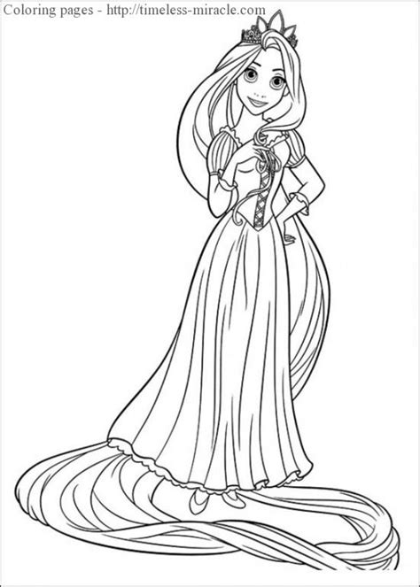 princess rapunzel coloring pages photo  timeless miraclecom