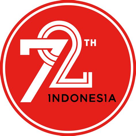 Download Hd Logo Hut Ri Ke 72 Png Independent Indonesia Transparent