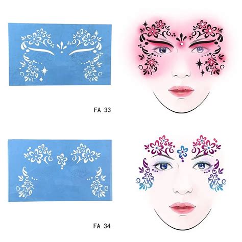 Printable Face Paint Stencils Printable World Holiday