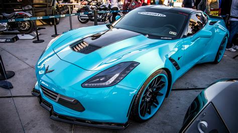 Turquoise Chevrolet Corvette C7 Wallpapers And Images