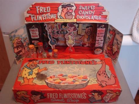 Vintage Flintstones Sweet Shop Play Set Flintstones Vintage Toys Toys