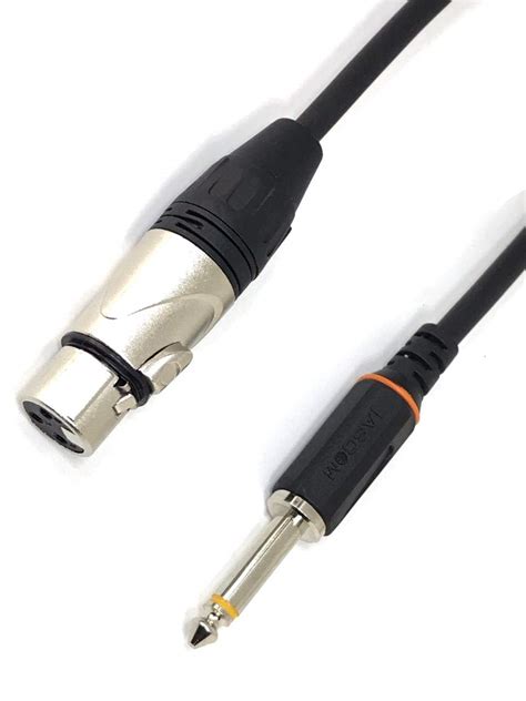 Secro Xlr 3pin Female To 635mm Mono Male 14 Inch Audio Cablemic Audio