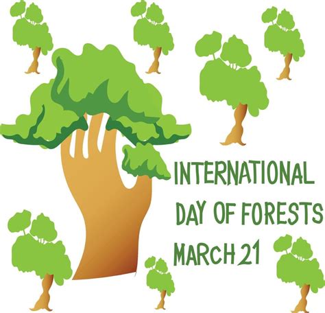 International Day Of Forests 21922832 Vector Art At Vecteezy