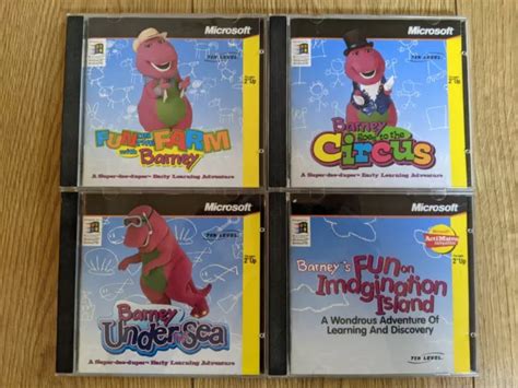 Barney Goes To The Circus Under The Sea 2 More Microsoft Early