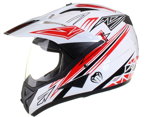 For the best dual sports helmets, look no farther than bikebandit.com. DUAL SPORT Motocross Adventure Crash HELMET with VISOR ...