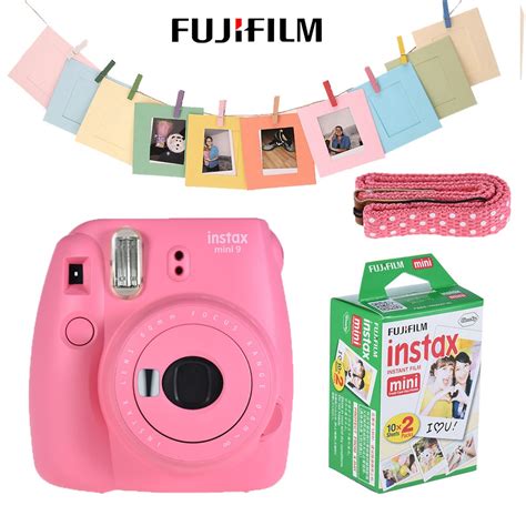 Fujifilm Instax Mini 9 Camera Kit Set Film Camera Photo Instant Camera With 20 Film Photo