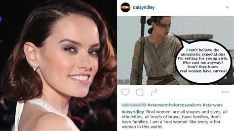 Daisy Ridley Fires Back At Body Shamers With Positive Message Youtube